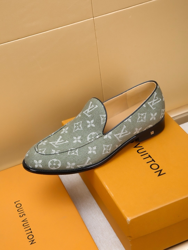 ルイヴィトン靴素材ディテール